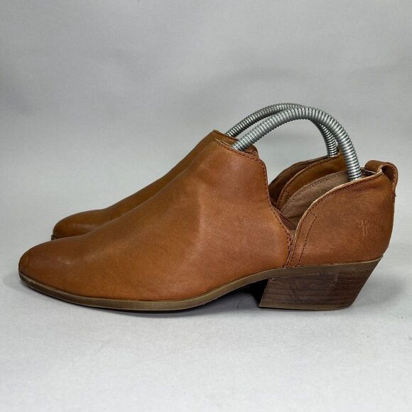 Frye Women's Rowen Slip-On Leather Ankle Booties - Picture 5 of 13